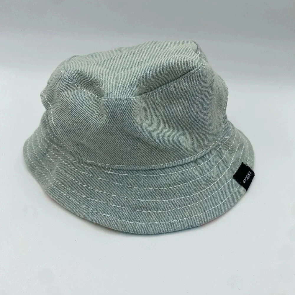 BARK Shop Multicolored Denim Reversible Dog Puppy Bucket Hat